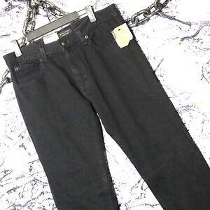 BLACK JEANS 32x34 Adam Levine Kmart Engineer Straight Classic Dark Denim